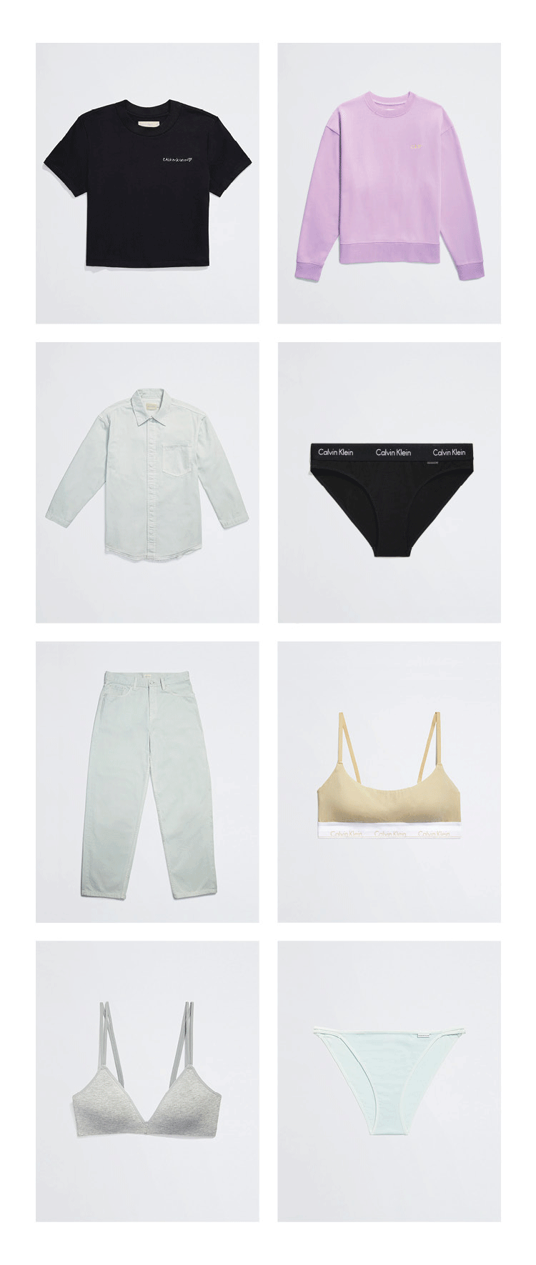 Calvin klein capsule shop collection