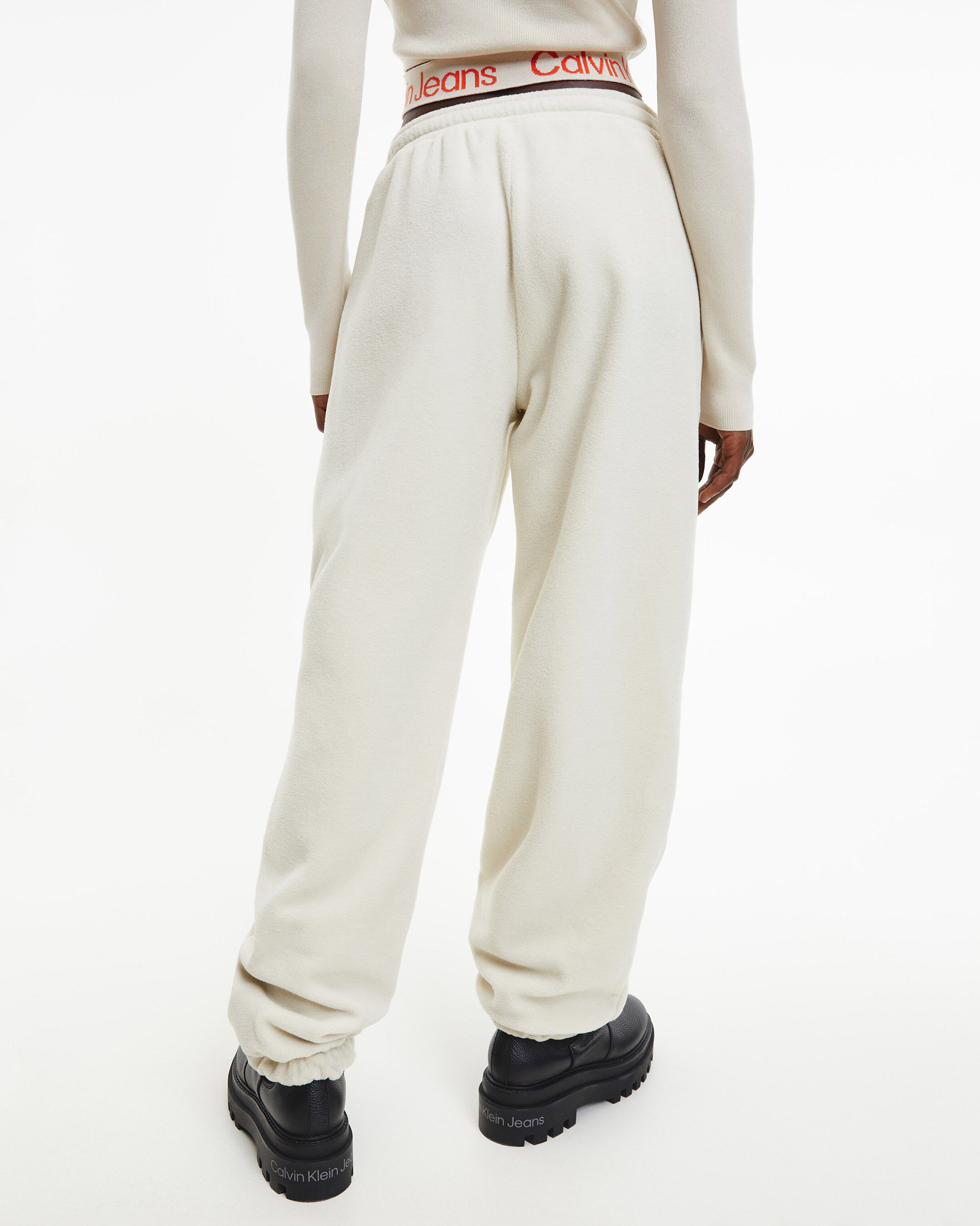 Polar Fleece Jogger Pants white Calvin Klein Malaysia