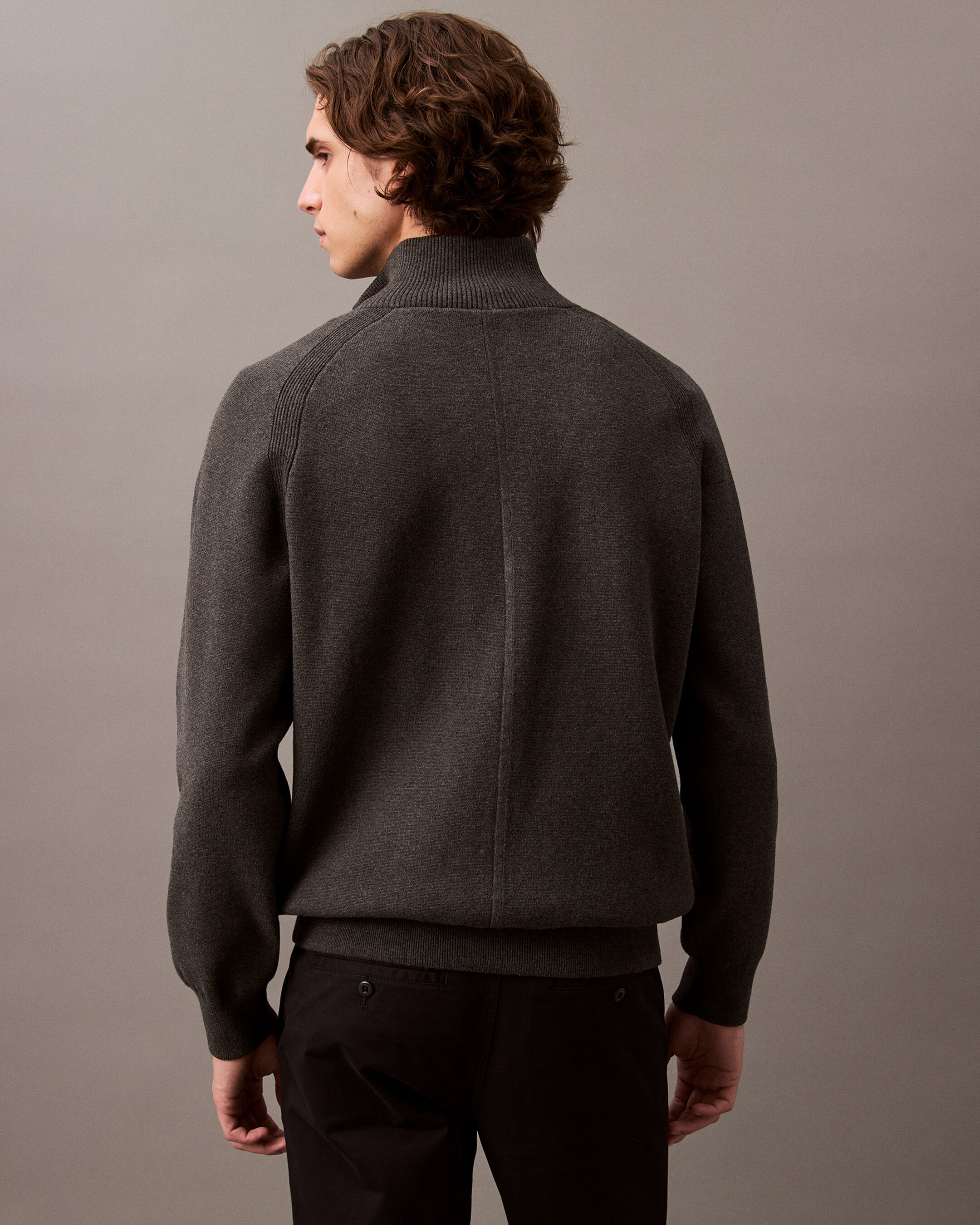 Calvin klein quarter zip sweater shop
