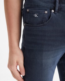 Ultimate Stretch Skinny Jeans, Blue Black Back Embro, hi-res