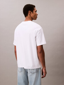 Calvin Klein Logo Tee, Bright White, hi-res
