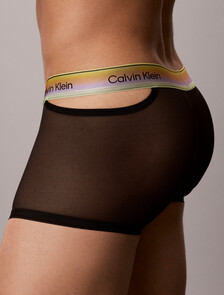 Low Rise Mesh Trunks - Pride, Black, hi-res