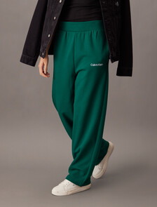 French Terry Straight Leg Joggers, Turf, hi-res