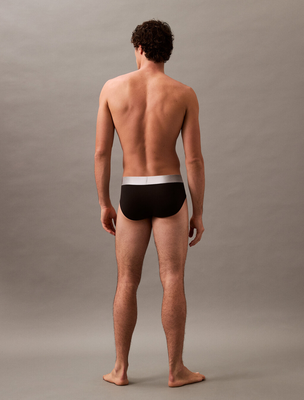Brushed Micro Jersey Hipster Brief, Black, hi-res