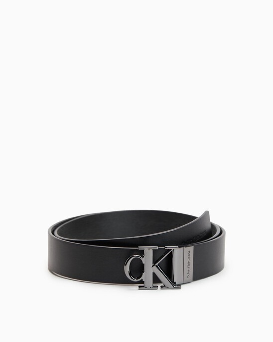 Monogram Plaque Reversible Belt 3.5Cm