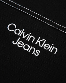 Varsity Curved Logo Stand Collar Jacket, Ck Black, hi-res