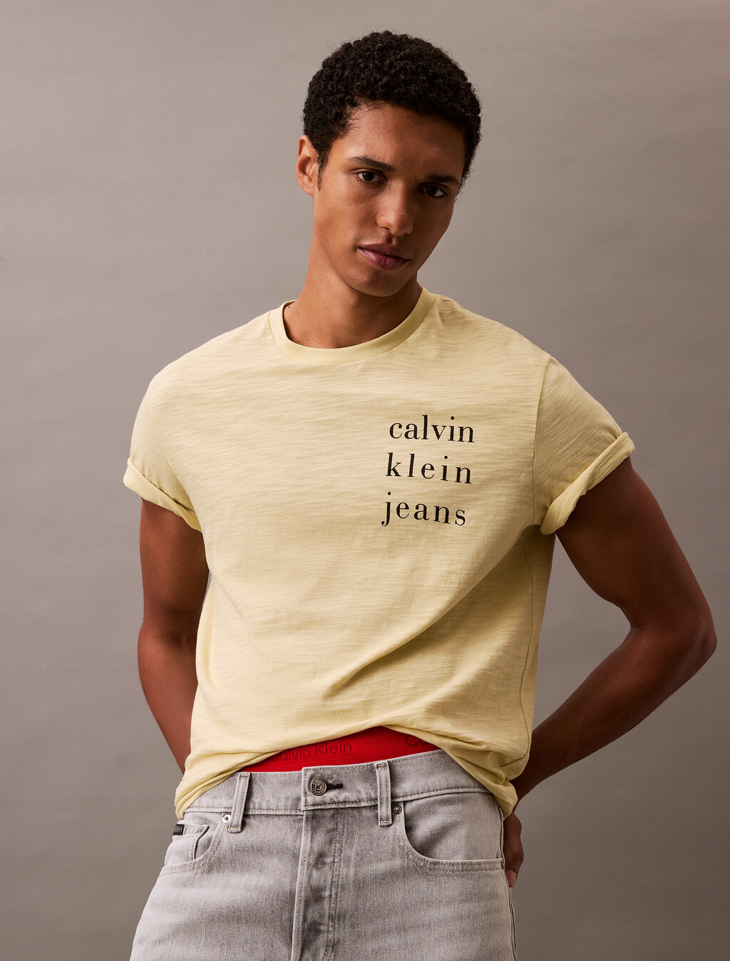 Logo T-shirt, Hay, hi-res