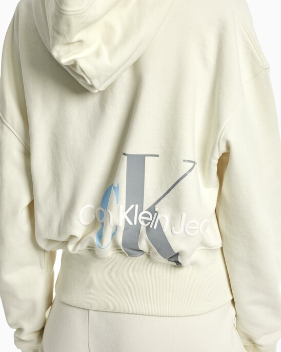 TWO TONE MONOGRAM HOODIE