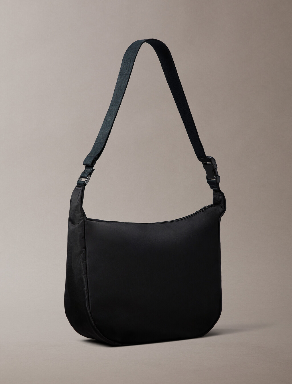 Nylon Signature Crossover Sling Bag, Black, hi-res
