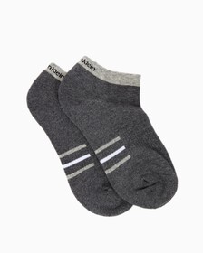 Women's 1 Pack Half Cushioned Low Cut Socks, CHARCOAL HTR, hi-res