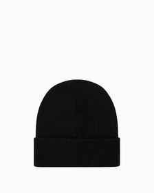 Cotton Cashmere Beanie, BLACK, hi-res