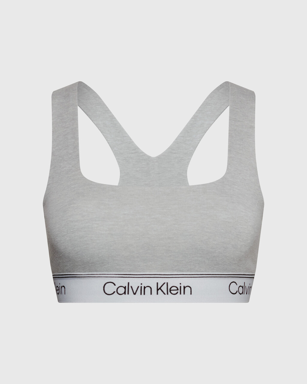 ATHLETIC COTTON LIGHTLY LINED BRALETTE, Athletic Grey Heather, hi-res