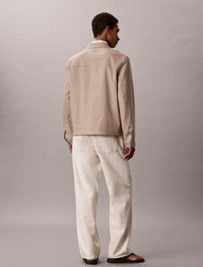 Linen Lyocell Shirt Jacket, Roasted Cashew, hi-res
