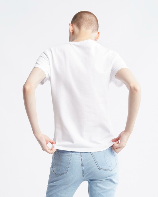 Monogram Box Print Organic Cotton Slim Tee