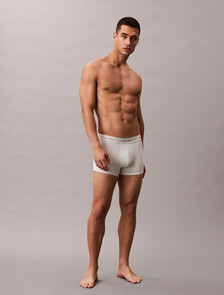 Icon Cotton Stretch Trunks 2 Pack, SPROUT GREEN W/ CORAL POP LOGO/DARK DENIM W/ SPROU, hi-res