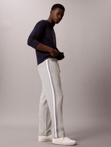 Cotton Blend French Terry Joggers, Medium Grey Heather, hi-res