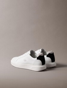 CK Monogram Chunky Cupsole Sneakers, Bright White/Black/Light Grey, hi-res
