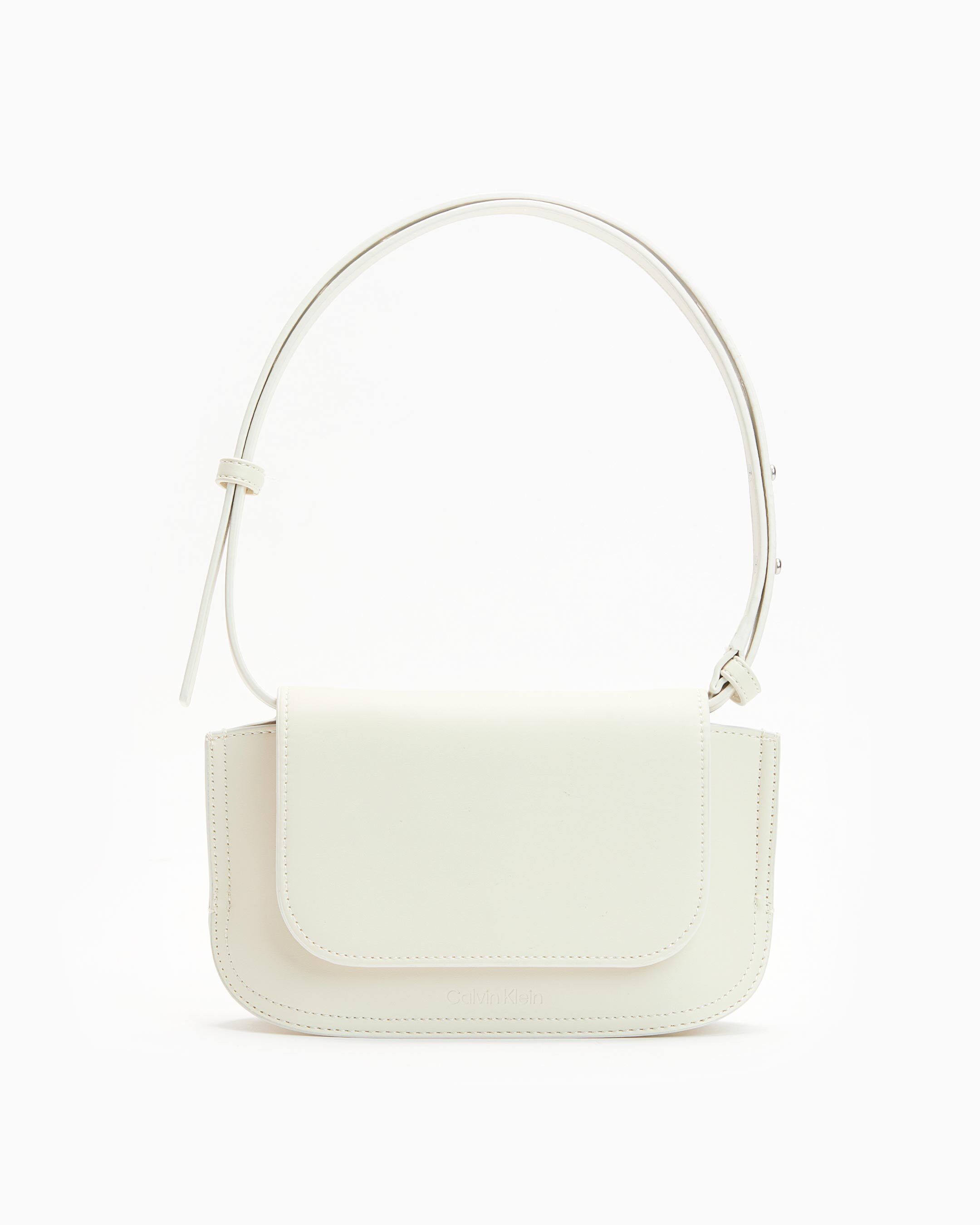 Elemental Mini Flap Messenger Bag white Calvin Klein Malaysia