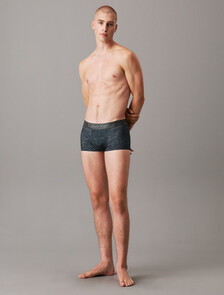 Brushed Microfiber Stretch Low Rise Trunk, 18841 SMOKED LEOPARD+SHARK, hi-res