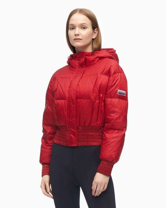 DUAL-TONE DOWN PUFFER JACKET