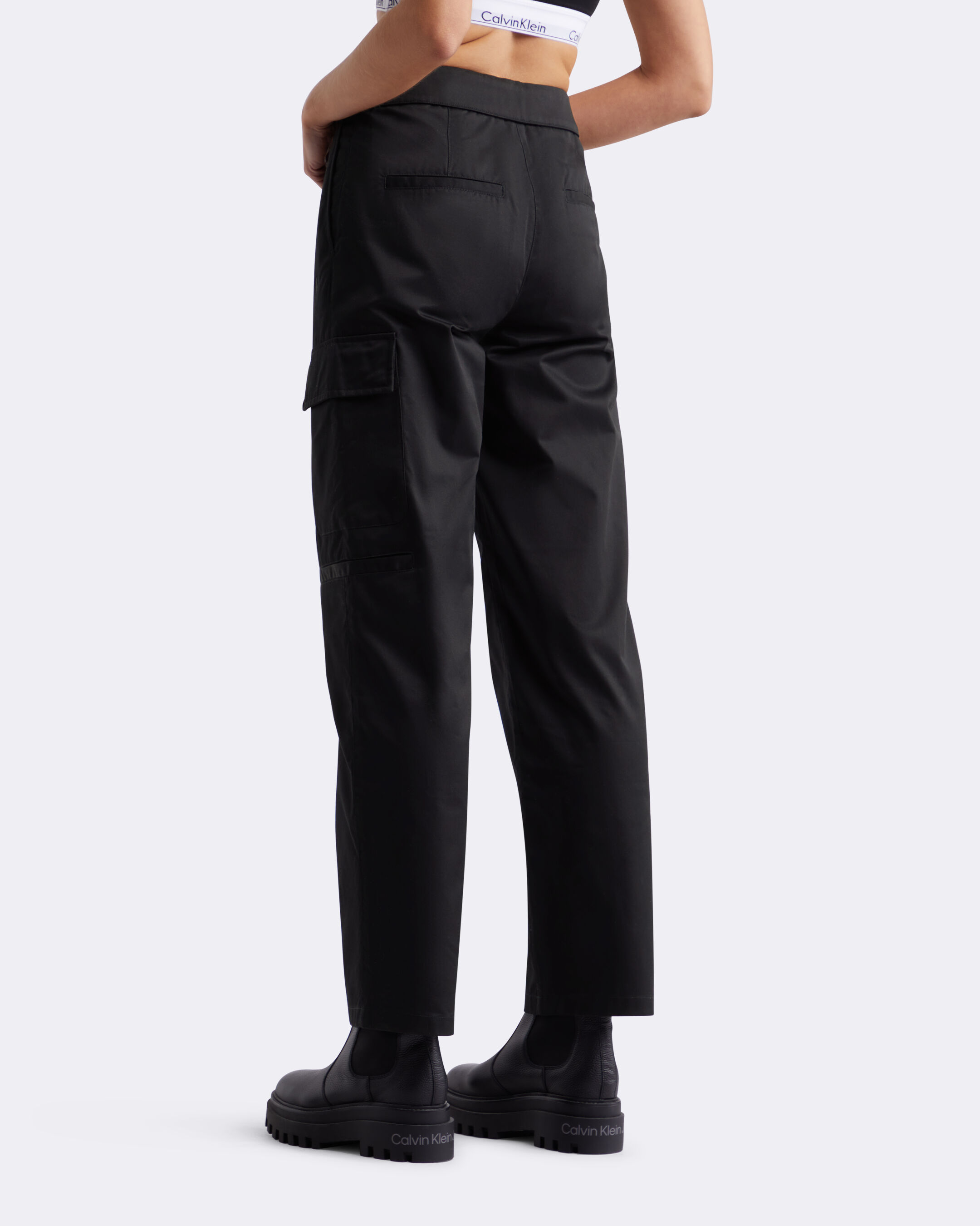 Calvin klein women's black pants store