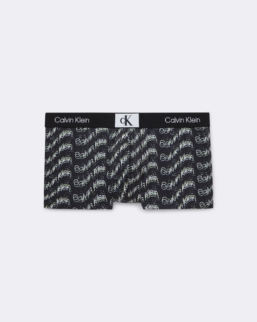 Calvin Klein 1996 Micro Low Rise Trunks, BLACK PRINT/ BL, hi-res