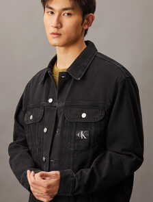 Oversized 90s Denim Jacket, Denim Black, hi-res