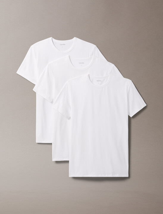 3 Pack Cotton Stretch Crewneck Tees