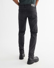 37.5 BODY JEANS WITH LOGO DANGLE, Washed Black Hanger Loop, hi-res