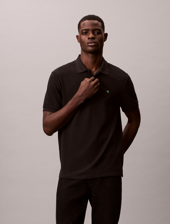 Monogram Cotton Pique Polo