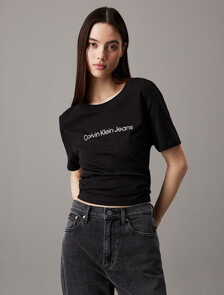 Logo T-shirt, Black, hi-res