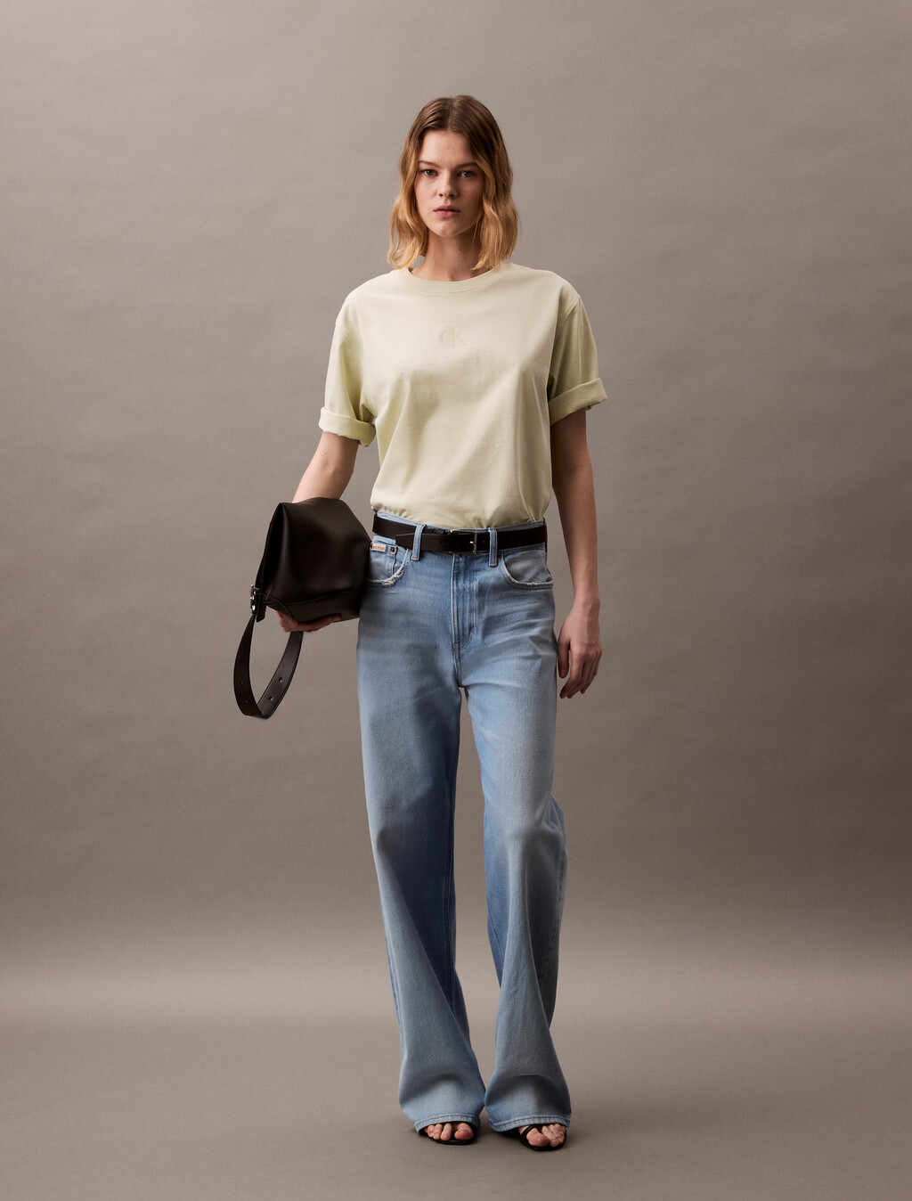 Relaxed Gloss Logo T-shirt, Aloe Wash, hi-res