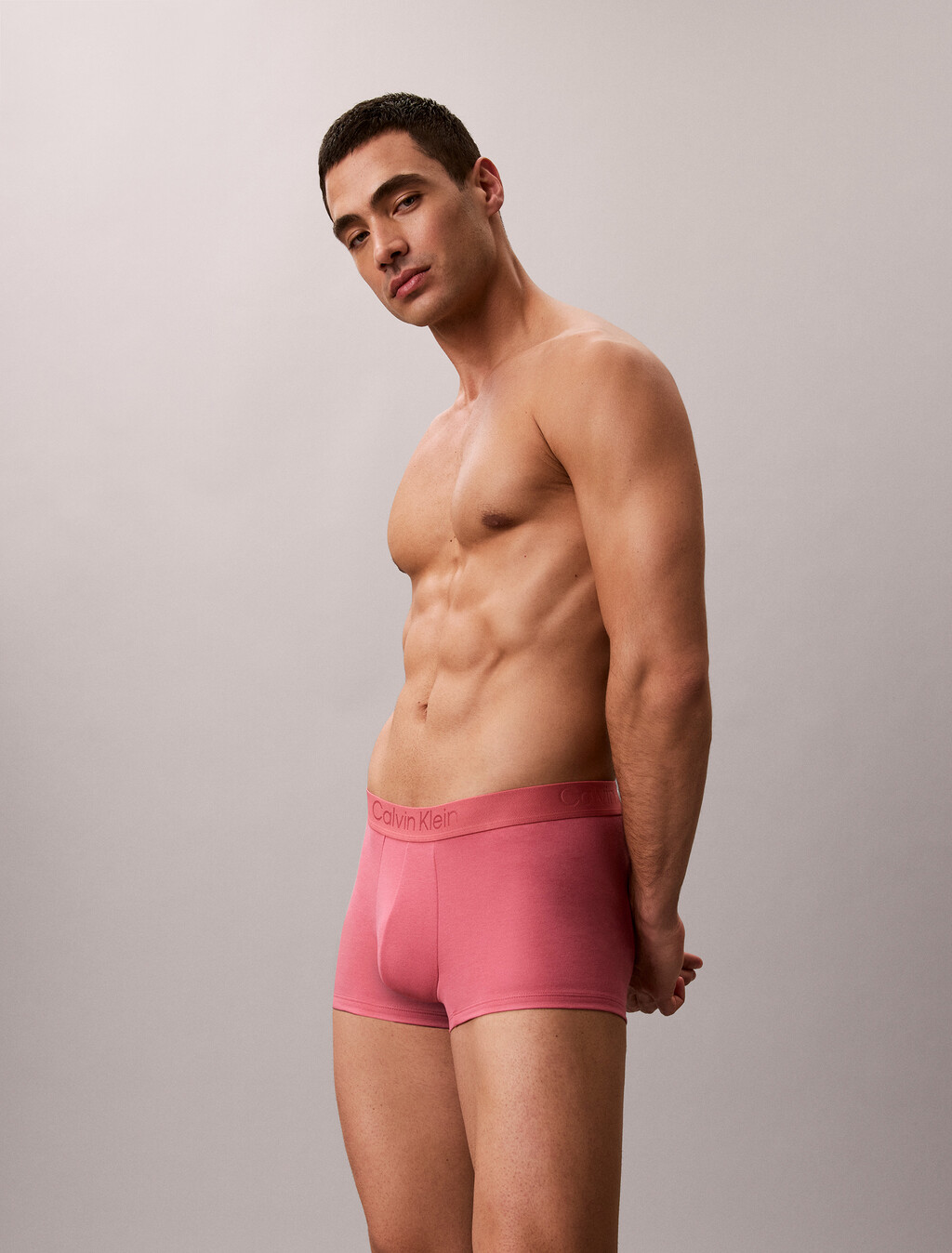 Trunks - CK Black Cotton, Brilliant Pink, hi-res