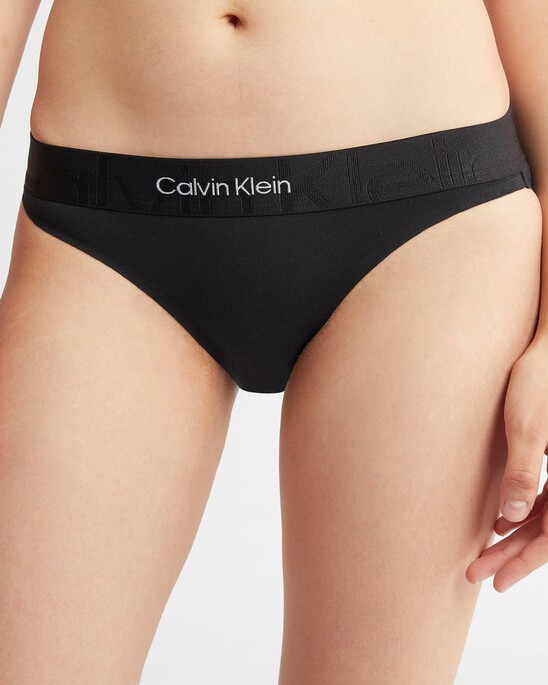 EMBOSSED ICON COTTON BIKINI
