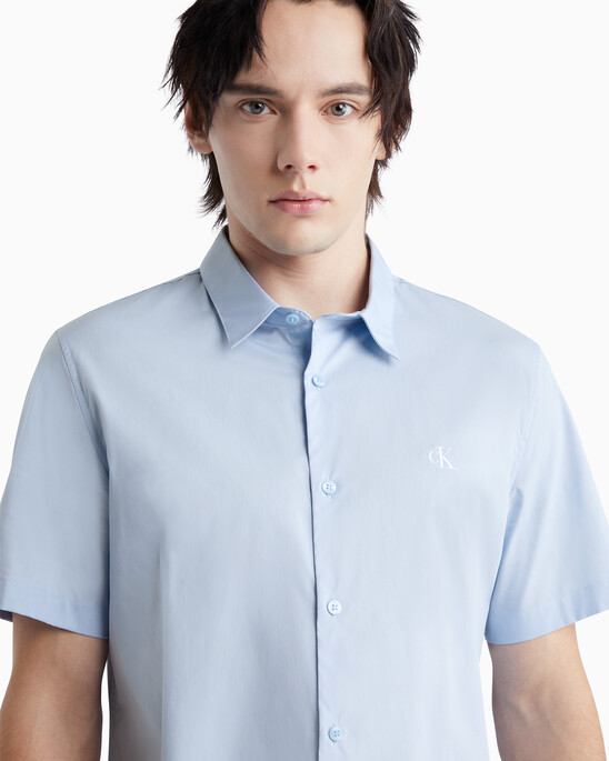 Tonal Monogram Short Sleeve Shirt