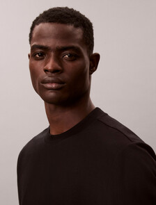 Embossed Logo Easy Fit Tee, Black, hi-res
