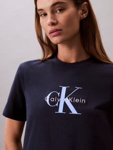 Monogram T-shirt, Dark Sapphire, hi-res