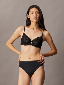 Sensual Stretch Lace Full Coverage Bra, Black, hi-res