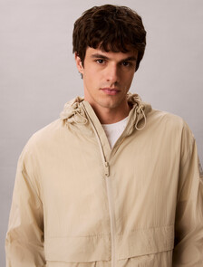 Lightweight Packable Nylon Windbreaker, Plaza Taupe, hi-res