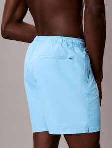 Medium Drawstring Swim Shorts - Intense Power, Chilly Blue, hi-res