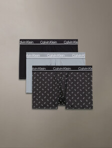 CK Micro Plus Low Rise Trunks 3 Pack, black/ rotating ck mini black/ wolf grey, hi-res