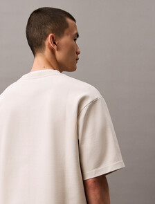 Oversized Logo Patch T-shirt, Silver Birch, hi-res
