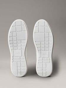 Leather Durable Traction NYC Trainers, Bright White/Black, hi-res
