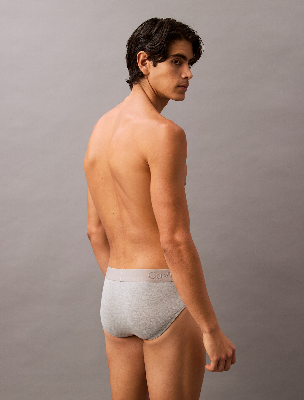 Ultra Soft Modal Hip Brief, Grey Heather, hi-res
