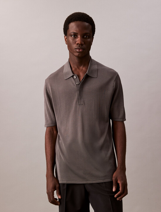 Sheer Polo Jumper