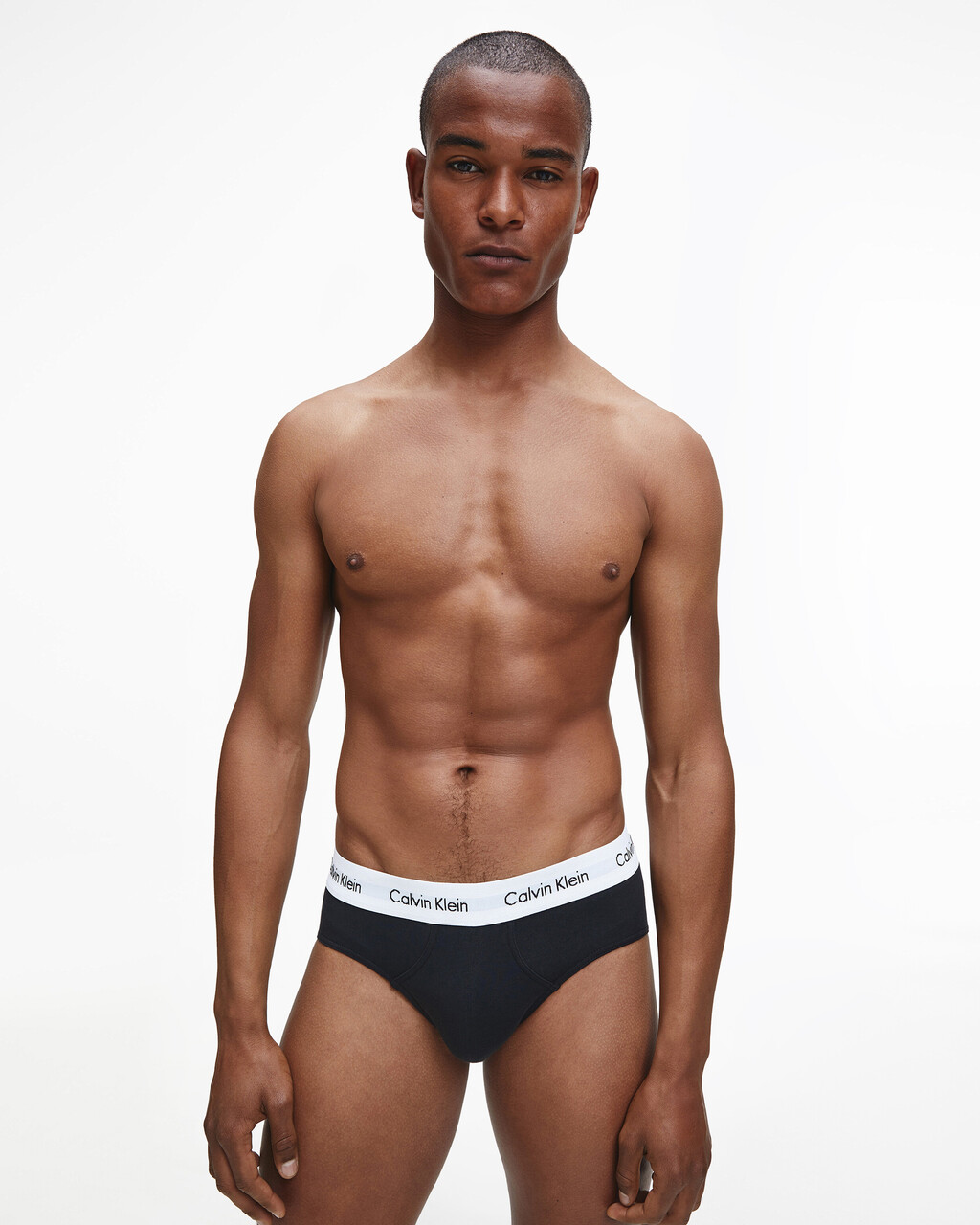 3 Pack Hip Briefs, 1 Black/ 1 Grey Heather/ 1 White, hi-res