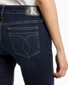 Core Mid Rise Skinny Ankle Jeans, Dark Blue, hi-res