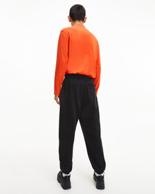 Relaxed Long Sleeve T-Shirt, Coral Orange, hi-res