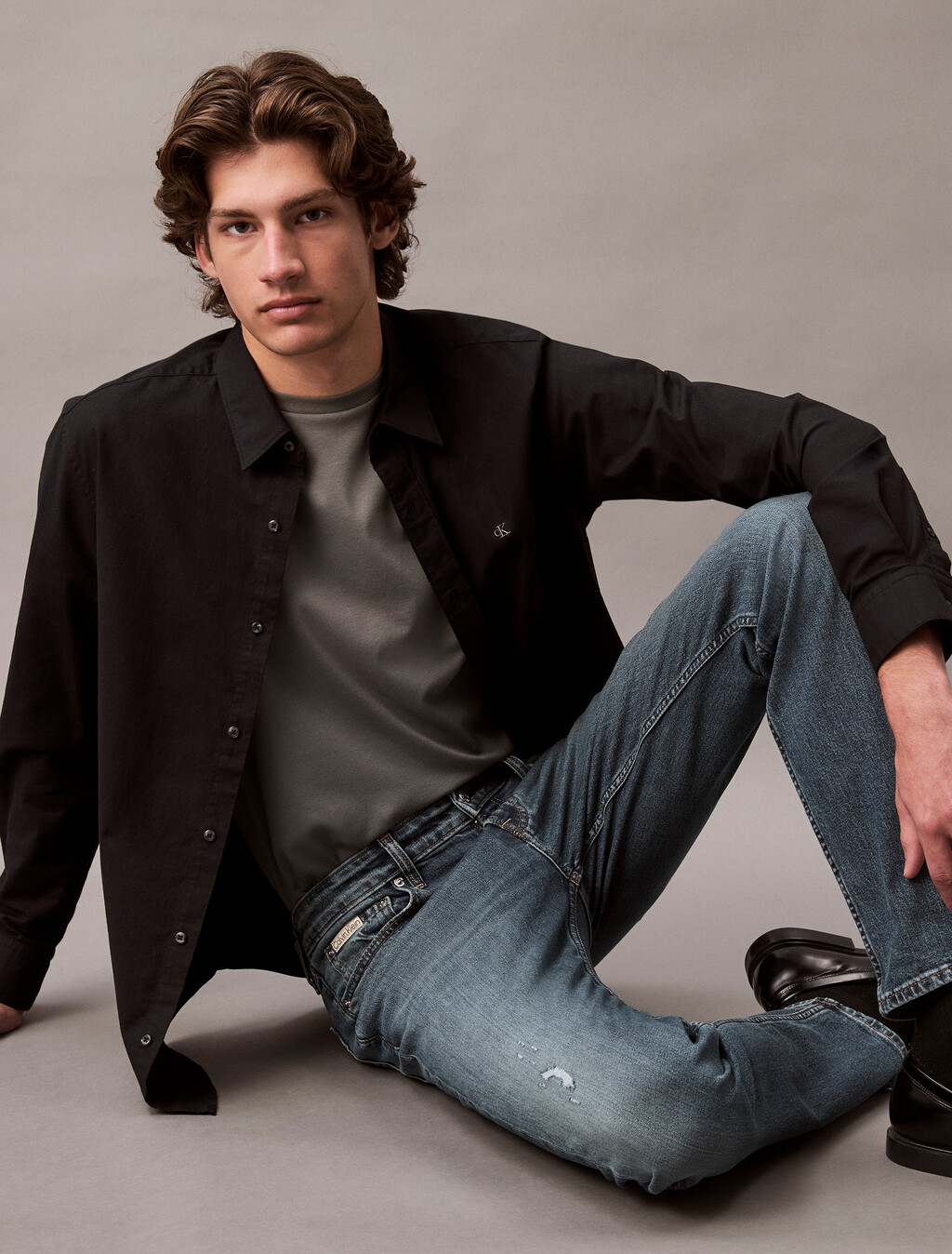 Faded Slim Jeans, FADED CK BLUE, hi-res