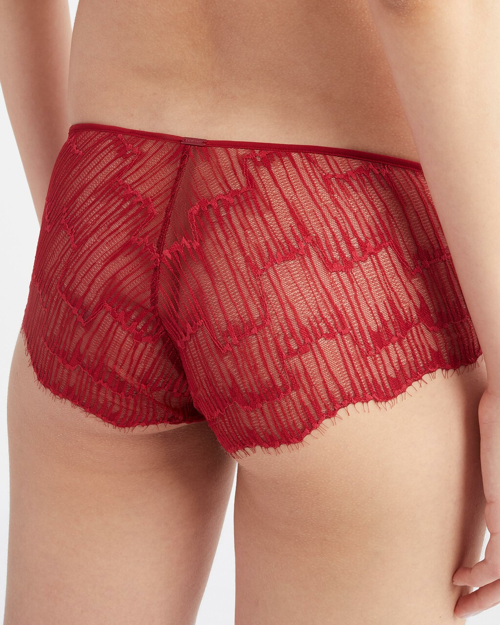 CK BLACK LINEAR LACE HIPSTER, Red Carpet, hi-res